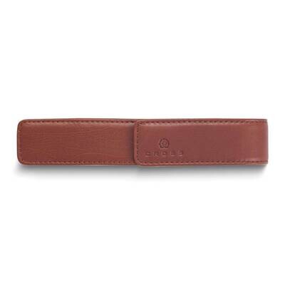 Tan Leather Magnetic Closure Single Pen Pouch GM24033TN, MPN: GM24033TN, 73228144313