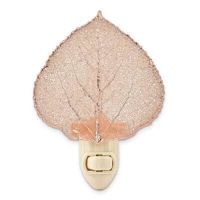 Rose Gold Dipped Aspen Leaf Nightlight GM23888, MPN: GM23888, 812465023926