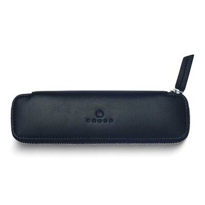 Zippered Black Leather Pen Pouch GM24034BK, MPN: GM24034BK,