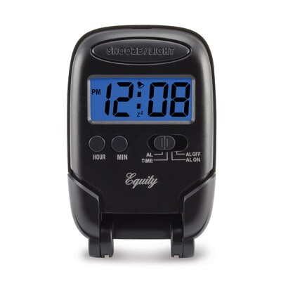 LCD Digital Fold-up Travel Alarm Clock GM19004, MPN: GM19004, 47404313022