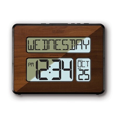 Atomic Digital Wall Clock with White Backlight GM19006, MPN: GM19006, 757456085142