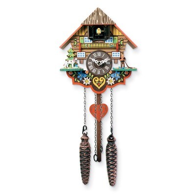 Musical Multi-Colored Quartz Cuckoo Clock GM19764, MPN: GM19764, 711705004131