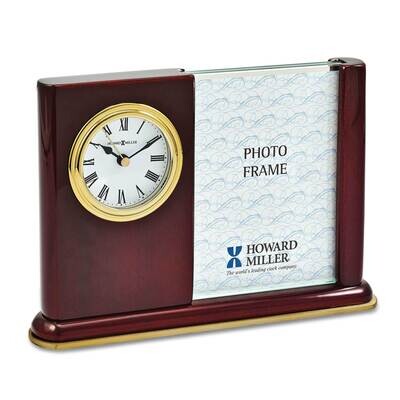 Portrait Caddy 3.5X5 Photo Rosewood Finish Quartz Clock GL3082, MPN: GL3082, 20867454983