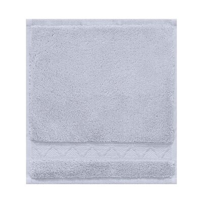 Le Jacquard Francais Caresse Cloud Grey Washcloth 12 X 12 Inch 22832 Set of 4, MPN: 22832, 36602692…