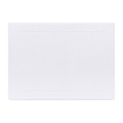 Le Jacquard Francais Caresse White Bath Mat 23 X 31 Inch 22869, MPN: 22869, 3660269228699