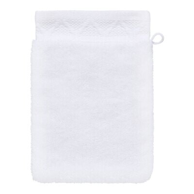Le Jacquard Francais Caresse White Wash Mitt 6 X 7 Inch 22935 Set of 4, MPN: 22935, 3660269229351