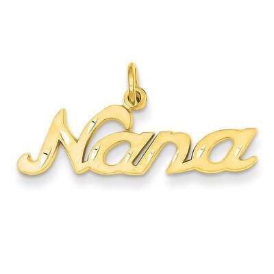Nana Charm 14k Gold C394, MPN: C394, 883957860114