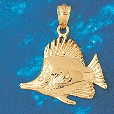 Dazzlers Jewelry Goldfish Pendant Necklace Charm Bracelet in Yellow, White or Rose Gold 687, MPN: D…