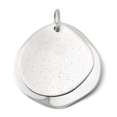 Leslie&#39;s Rhodium-plated Radiant Essence Pendant - Sterling Silver HB-QLF150, MPN: QLF150, 886774570…