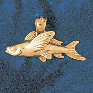 Dazzlers Jewelry Goldfish Pendant Necklace Charm Bracelet in Yellow, White or Rose Gold 694, MPN: D…
