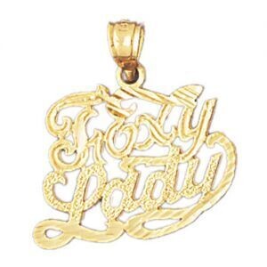 Dazzlers Jewelry Foxy Lady Pendant Necklace Charm Bracelet in Yellow, White or Rose Gold 10123, MPN…