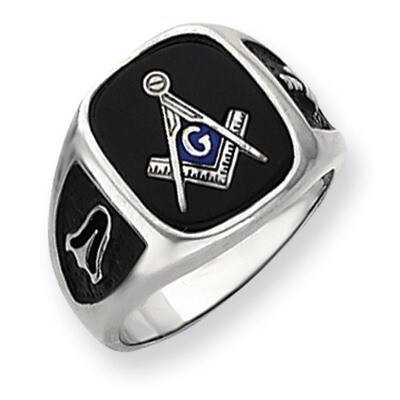 white masonic ring mounting 14k Gold Y4085, MPN: Y4085,