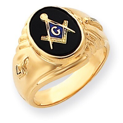yellow masonic ring mounting 14k Gold Y4062, MPN: Y4062,