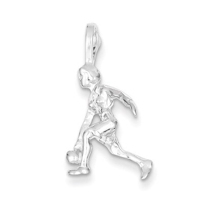 Lady Bowler Charm Sterling Silver QC740, MPN: QC740, 883957916866