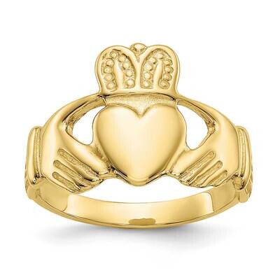 Ladie&#39;s Claddagh Ring 10k Gold Polished 10D1864, MPN: 10D1864, 191101728785