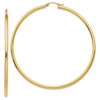 Hoop Earrings 14k Gold TF551, MPN: TF551, 191101459832