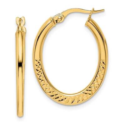 Hoop Earrings 14k Gold TF1466, MPN: TF1466, 191101982705