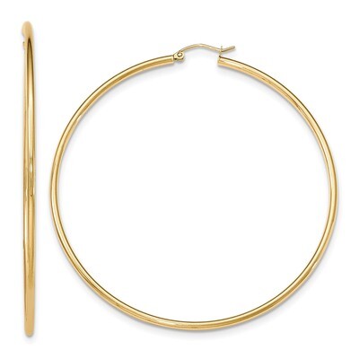 Hoop Earrings 14k Gold TF549, MPN: TF549, 191101366307