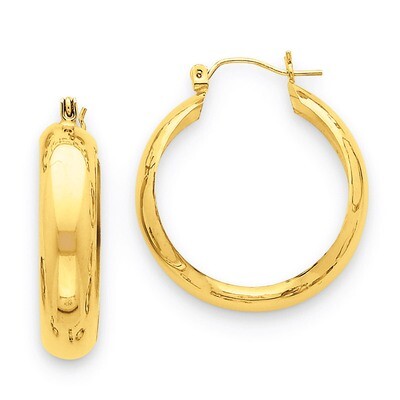 Hoop Earrings 14k Gold S1168, MPN: S1168, 883957285368