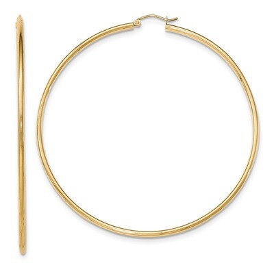 Hoop Earrings 14k Gold TF550, MPN: TF550, 191101459825