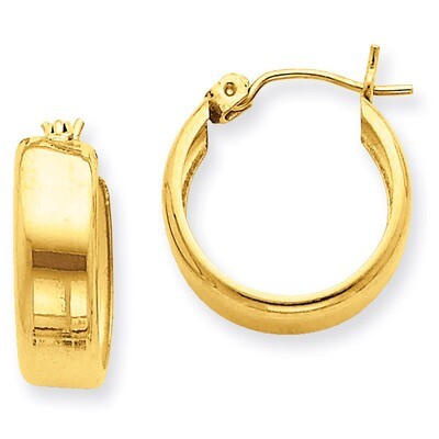 Hoop Earrings 14k Gold S1163, MPN: S1163, 883957285337