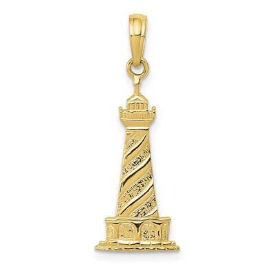 Lighthouse Pendant 10k Gold 10D1348, MPN: 10D1348,