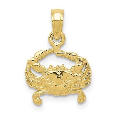 Crab Pendant 10k Gold 10K2990, MPN: 10K2990,
