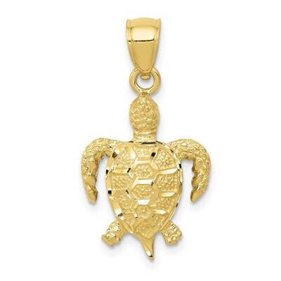 Turtle Pendant 10k Gold 10K3301, MPN: 10K3301,
