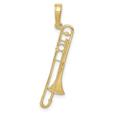 Trombone Pendant 10k Gold 10D4262, MPN: 10D4262,