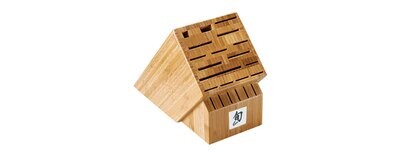 Shun Bamboo Knives Block Only 22-Slot, MPN: DM0832, 4901601424744