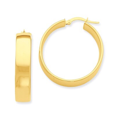 Hoop Earrings 14k Gold PRE685, MPN: PRE685, 886774616278