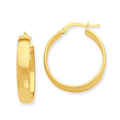 Hoop Earrings 14k Gold PRE680, MPN: PRE680, 886774732176