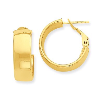 Hoop Earrings 14k Gold PRE736, MPN: PRE736, 886774562162