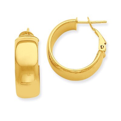 Hoop Earrings 14k Gold PRE734, MPN: PRE734, 886774562148