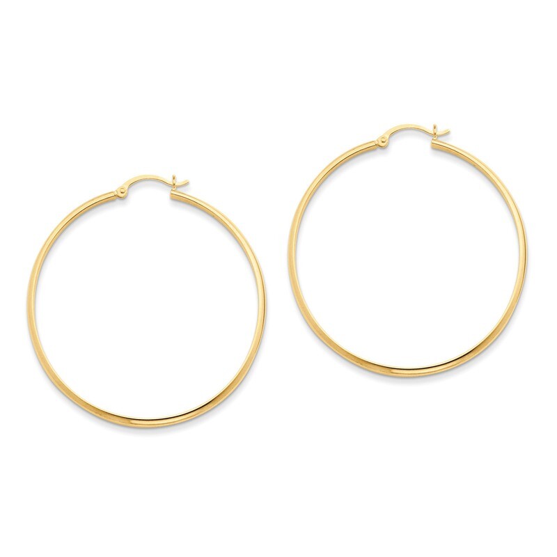 Hoop Earring 14k Gold Polished TA237, MPN: TA237, 883957288390