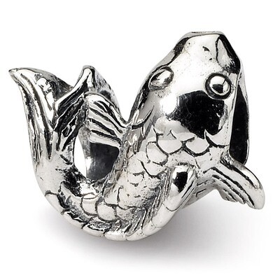 Fish Bead - Sterling Silver QRS1092, MPN: QRS1092, 883957721767