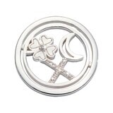 Nikki Lissoni Lucky Treasure Coin Silver Plated 23mm Coin C1681SS, MPN: C1681SS, 8719075308448