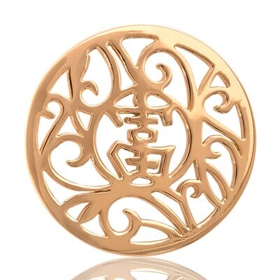 Nikki Lissoni Chinese Lucky Coin Gold Plated 33mm Coin C1000GM, MPN: C1000GM, 8718627460009