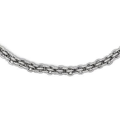 Polished 24 Inch Necklace - Stainless Steel SRN1965-24 by Chisel, MPN: SRN1965-24, 191101471650