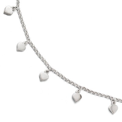 Leslie&#39;s Adjustable Anklet 9 to 10 Inch - Sterling Silver HB-FA30, MPN: FA30, 883957478197