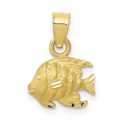 Fish Pendant 10k Gold 10K3048, MPN: 10K3048,