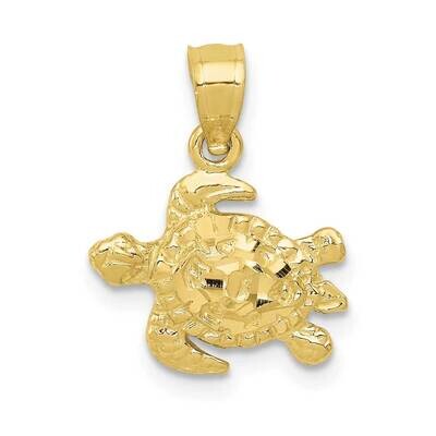 Turtle Pendant 10k Gold 10K3298, MPN: 10K3298,