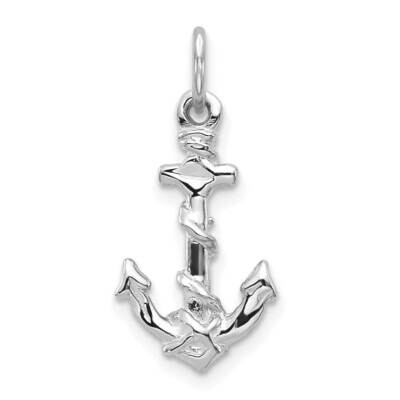 Anchor Pendant 10k White Gold 10C563W, MPN: 10C563W,
