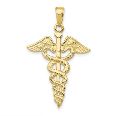 Caduceus Pendant 10k Gold 10C2261, MPN: 10C2261, 191101085079