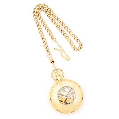 Charles Hubert Gold Finish Pocket Watch XWA612, MPN: XWA612, 811233011080