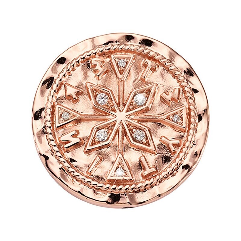 Nikki Lissoni Old Character Coin Rose Gold Plated 23mm Coin C1724RGS