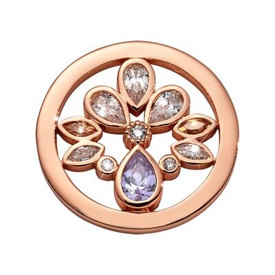 Nikki Lissoni Orchid In Bloom Coin Rose Gold Plated 23mm Coin C1682RGS, MPN: C1682RGS, 8719075308455