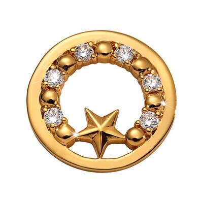 Nikki Lissoni Midsumm Coiner Star Coin Gold Plated 23mm Coin C1679GS, MPN: C1679GS, 8719075308424
