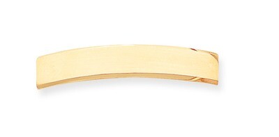 47 x 8.5 x 1.25mm ID Plate 14k Gold ID2, MPN: ID2, 883957345987