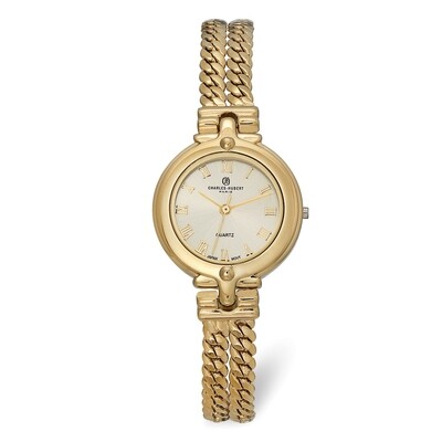 Charles Hubert Ladies Gold Finish Gold Dial Chain Bracelet Watch  XWA6101, MPN: XWA6101, 8488700089…